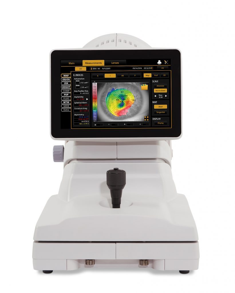 topógrafo corneal topografo corneal topcon equipamiento oftalmologico analisis zernike